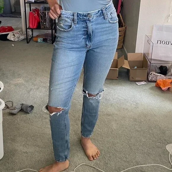 Abercrombie High Rise Curve Love Skinny Jean size 2 - Picture 4 of 6